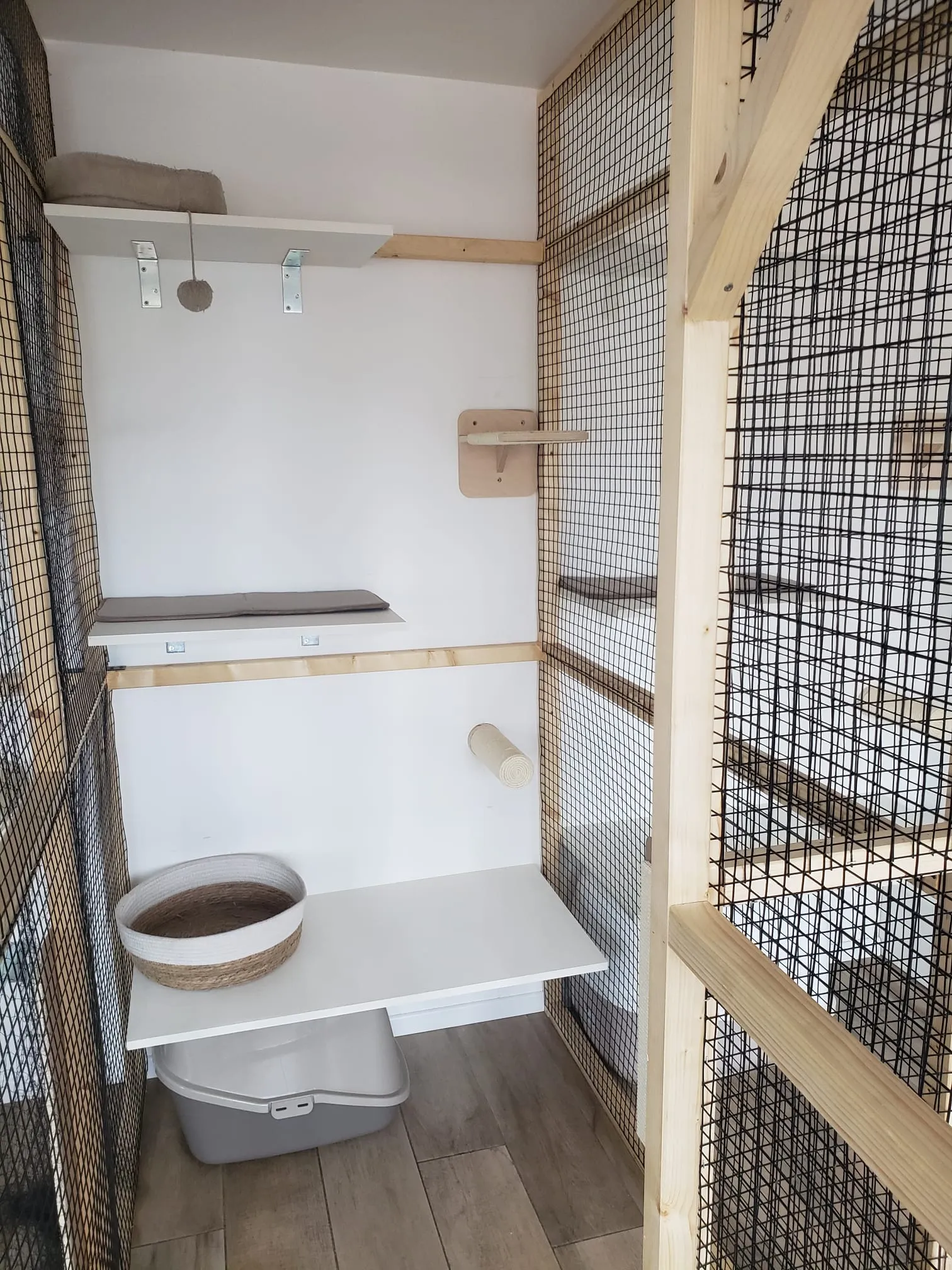Une loge aménagée